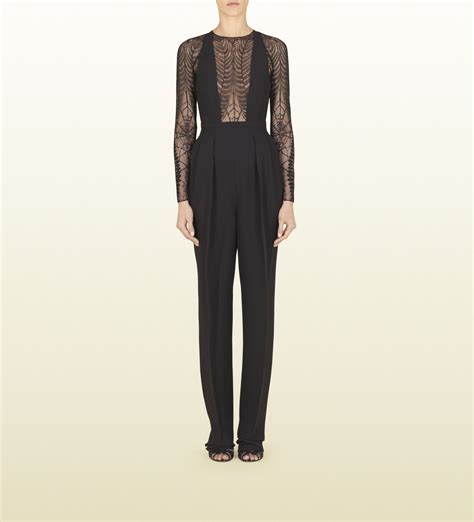 gucci jumper white|gucci lace jumpsuit.